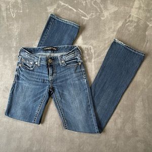 Express Stella Low Rise Bootcut Jeans!